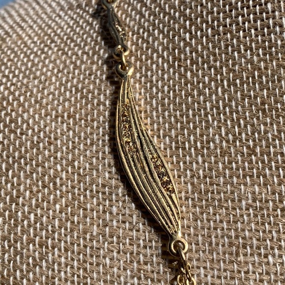 Aventurine Long Pendant Necklace NEW - Picture 7 of 8